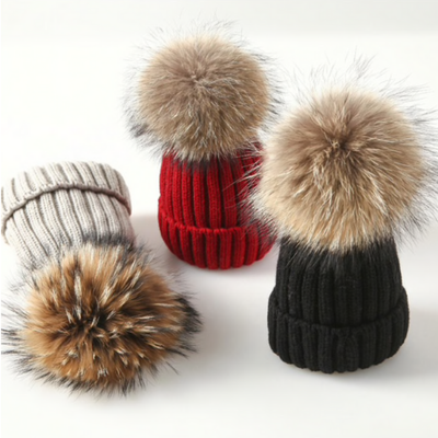 Bonnet pompon détachable Boss