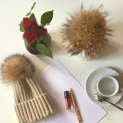 Bonnet pompon détachable Boss